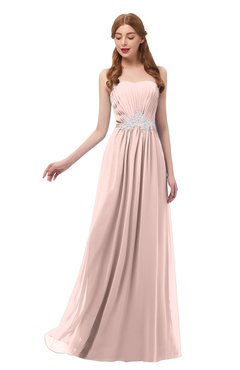 ColsBM Jess Dusty Rose Bridesmaid Dresses Sleeveless Appliques Strapless A-line Zipper Modern