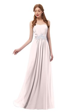 ColsBM Jess Light Pink Bridesmaid Dresses Sleeveless Appliques Strapless A-line Zipper Modern