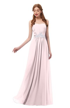 ColsBM Jess Petal Pink Bridesmaid Dresses Sleeveless Appliques Strapless A-line Zipper Modern