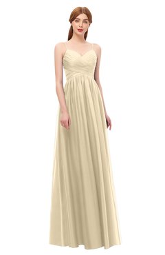 ColsBM Rian Angora Bridesmaid Dresses Sleeveless Ruching A-line Glamorous Half Backless Spaghetti