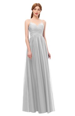 ColsBM Rian Nimbus Cloud Bridesmaid Dresses Sleeveless Ruching A-line Glamorous Half Backless Spaghetti