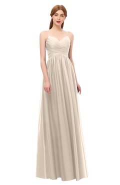 ColsBM Rian Pastel Rose Tan Bridesmaid Dresses Sleeveless Ruching A-line Glamorous Half Backless Spaghetti