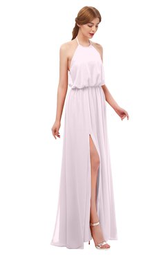 ColsBM Jackie Blush Bridesmaid Dresses Casual Floor Length Halter Split-Front Sleeveless Backless