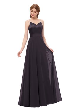 ColsBM Ocean Perfect Plum Bridesmaid Dresses Elegant A-line Backless Floor Length Sleeveless Sash