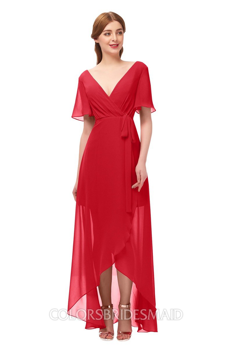 ColsBM Taegan Red Bridesmaid Dresses - ColorsBridesmaid