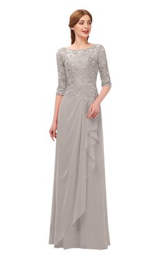 ColsBM Jody Fawn Bridesmaid Dresses Elbow Length Sleeve Simple A-line Floor Length Zipper Lace