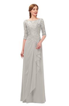 ColsBM Jody Hushed Violet Bridesmaid Dresses Elbow Length Sleeve Simple A-line Floor Length Zipper Lace