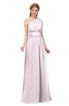 ColsBM Avery Blush Bridesmaid Dresses One Shoulder Ruching Glamorous Floor Length A-line Backless
