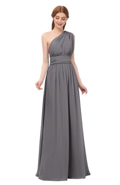 ColsBM Avery Storm Front Bridesmaid Dresses One Shoulder Ruching Glamorous Floor Length A-line Backless
