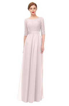 ColsBM Lola Angel Wing Bridesmaid Dresses Zip up Boat A-line Half Length Sleeve Modest Lace
