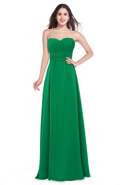 ColsBM Jadyn Jelly Bean Bridesmaid Dresses Zip up Classic Strapless Pleated A-line Floor Length