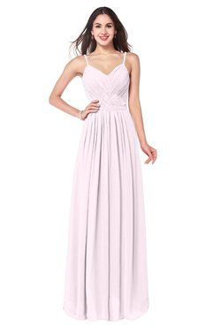 ColsBM Kinley Blush Bridesmaid Dresses Sleeveless Sexy Half Backless Pleated A-line Floor Length