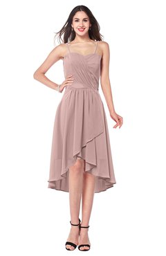ColsBM Lavern Bridal Rose Bridesmaid Dresses Sleeveless Asymmetric Ruching A-line Elegant Sweetheart