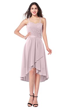 ColsBM Lavern Pale Lilac Bridesmaid Dresses Sleeveless Asymmetric Ruching A-line Elegant Sweetheart