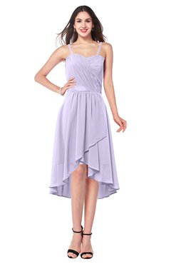 ColsBM Lavern Pastel Lilac Bridesmaid Dresses Sleeveless Asymmetric Ruching A-line Elegant Sweetheart
