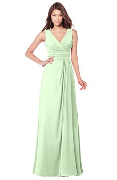 ColsBM Madisyn Seacrest Bridesmaid Dresses Sleeveless Half Backless Sexy A-line Floor Length V-neck