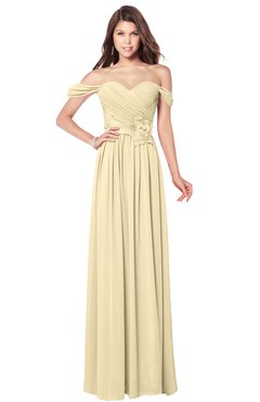 ColsBM Kaolin Cornhusk Bridesmaid Dresses A-line Floor Length Zip up Short Sleeve Appliques Gorgeous