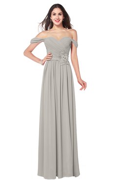 ColsBM Katelyn Hushed Violet Bridesmaid Dresses Zip up A-line Floor Length Sweetheart Short Sleeve Gorgeous