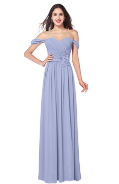 ColsBM Katelyn Lavender Bridesmaid Dresses Zip up A-line Floor Length Sweetheart Short Sleeve Gorgeous