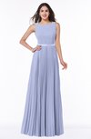 ColsBM Nicole Blue Heron Elegant A-line Sleeveless Chiffon Floor Length Pleated Plus Size Bridesmaid Dresses