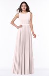 ColsBM Nicole Light Pink Elegant A-line Sleeveless Chiffon Floor Length Pleated Plus Size Bridesmaid Dresses