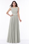 ColsBM Nicole Platinum Elegant A-line Sleeveless Chiffon Floor Length Pleated Plus Size Bridesmaid Dresses