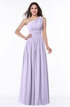 ColsBM Nova Light Purple Modern A-line Asymmetric Neckline Sleeveless Half Backless Chiffon Plus Size Bridesmaid Dresses