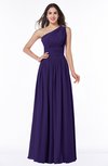 ColsBM Nova Royal Purple Modern A-line Asymmetric Neckline Sleeveless Half Backless Chiffon Plus Size Bridesmaid Dresses
