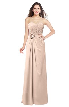 ColsBM Josie Fresh Salmon Glamorous Sweetheart Sleeveless Zip up Flower Plus Size Bridesmaid Dresses