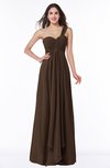 ColsBM Sophie Copper Elegant A-line Asymmetric Neckline Chiffon Floor Length Ruching Plus Size Bridesmaid Dresses