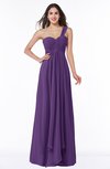 ColsBM Sophie Pansy Elegant A-line Asymmetric Neckline Chiffon Floor Length Ruching Plus Size Bridesmaid Dresses