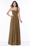 ColsBM Sophie Truffle Elegant A-line Asymmetric Neckline Chiffon Floor Length Ruching Plus Size Bridesmaid Dresses