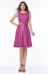 ColsBM Delilah Raspberry Informal A-line Jewel Sleeveless Sash Plus Size Bridesmaid Dresses
