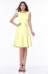 ColsBM Delilah Wax Yellow Informal A-line Jewel Sleeveless Sash Plus Size Bridesmaid Dresses