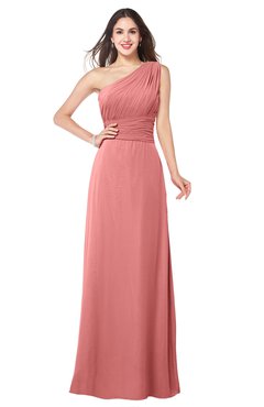 ColsBM Aislinn Lantana Modest A-line Sleeveless Half Backless Floor Length Ribbon Plus Size Bridesmaid Dresses