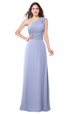ColsBM Aislinn Lavender Modest A-line Sleeveless Half Backless Floor Length Ribbon Plus Size Bridesmaid Dresses