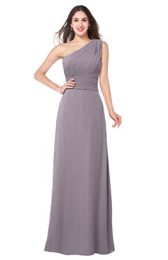 ColsBM Aislinn Sea Fog Modest A-line Sleeveless Half Backless Floor Length Ribbon Plus Size Bridesmaid Dresses