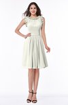 ColsBM Jenny Ivory Simple A-line Scoop Sleeveless Chiffon Knee Length Plus Size Bridesmaid Dresses