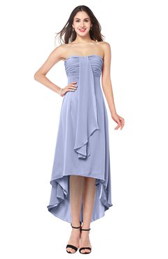 ColsBM Emilee Blue Heron Sexy A-line Sleeveless Half Backless Asymmetric Plus Size Bridesmaid Dresses
