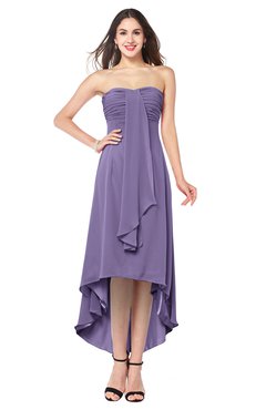 ColsBM Emilee Chalk Violet Sexy A-line Sleeveless Half Backless Asymmetric Plus Size Bridesmaid Dresses