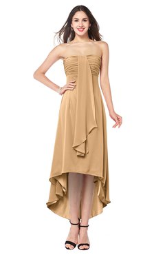 ColsBM Emilee Desert Mist Sexy A-line Sleeveless Half Backless Asymmetric Plus Size Bridesmaid Dresses