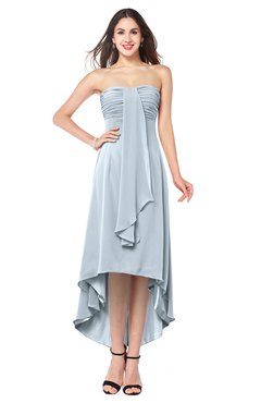 ColsBM Emilee Illusion Blue Sexy A-line Sleeveless Half Backless Asymmetric Plus Size Bridesmaid Dresses