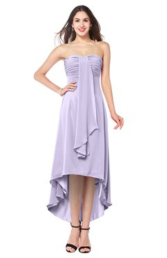 ColsBM Emilee Light Purple Sexy A-line Sleeveless Half Backless Asymmetric Plus Size Bridesmaid Dresses