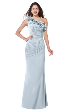 ColsBM Lisa Illusion Blue Sexy Fit-n-Flare Sleeveless Half Backless Chiffon Flower Plus Size Bridesmaid Dresses