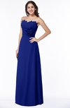 ColsBM Elaine Nautical Blue Modern A-line Sleeveless Zip up Flower Plus Size Bridesmaid Dresses