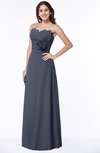 ColsBM Elaine Nightshadow Blue Modern A-line Sleeveless Zip up Flower Plus Size Bridesmaid Dresses