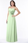 ColsBM Elaine Pale Green Modern A-line Sleeveless Zip up Flower Plus Size Bridesmaid Dresses
