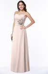ColsBM Elaine Silver Peony Modern A-line Sleeveless Zip up Flower Plus Size Bridesmaid Dresses