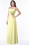 ColsBM Elaine Wax Yellow Modern A-line Sleeveless Zip up Flower Plus Size Bridesmaid Dresses