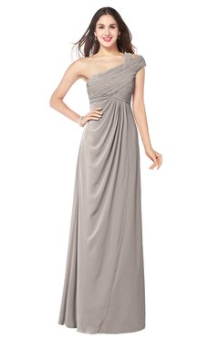 ColsBM Bethany Fawn Modern A-line Sleeveless Chiffon Floor Length Plus Size Bridesmaid Dresses